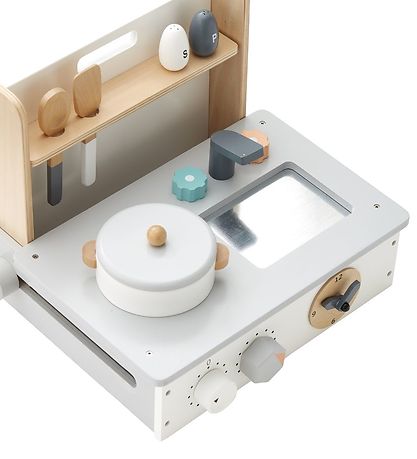 Kids Concept Legekøkken - Mini - Hvid/Træ