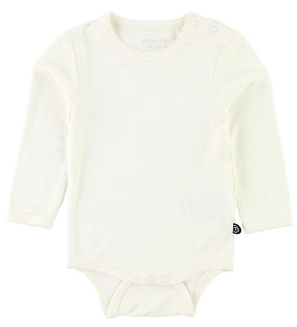 Minymo Body l/æ - Bambus - Hvid Minymo Body l/æ - Bambus - Hvid