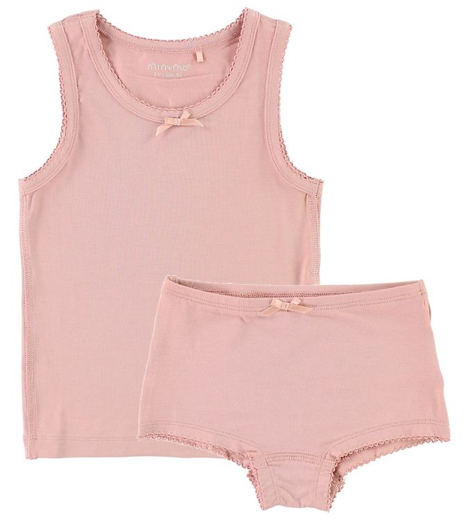 Minymo Undertøj - Bambus - Rosa