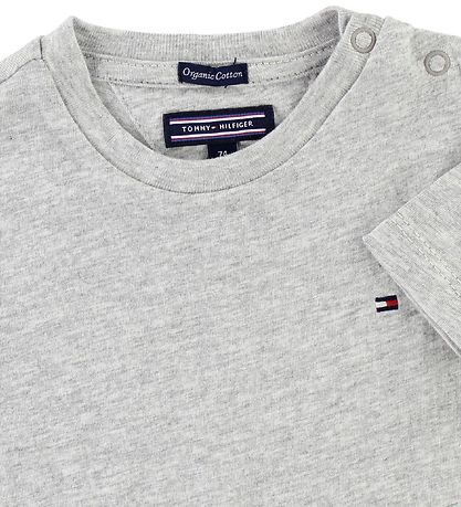 T-Shirt Tommy Hilfiger - Gris Chiné T-Shirt Tommy Hilfiger - Gris Chiné