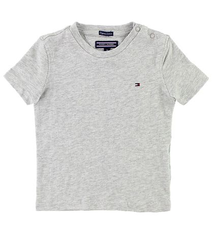 T-Shirt Tommy Hilfiger - Gris Chiné T-Shirt Tommy Hilfiger - Gris Chiné
