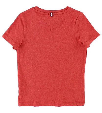 T-Shirt Tommy Hilfiger - Rouge Chiné T-Shirt Tommy Hilfiger - Rouge Chiné