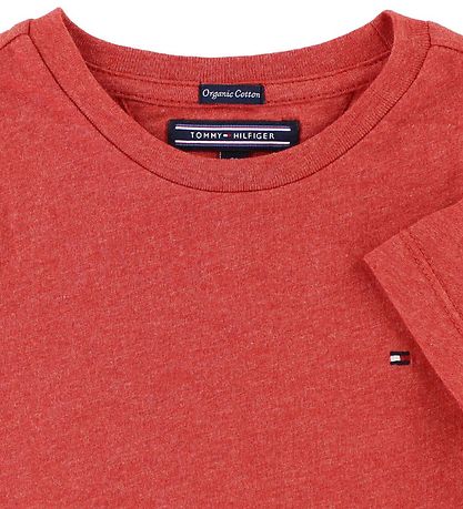 T-Shirt Tommy Hilfiger - Rouge Chiné T-Shirt Tommy Hilfiger - Rouge Chiné