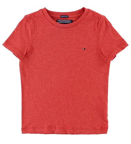 T-Shirt Tommy Hilfiger - Rouge Chiné T-Shirt Tommy Hilfiger - Rouge Chiné