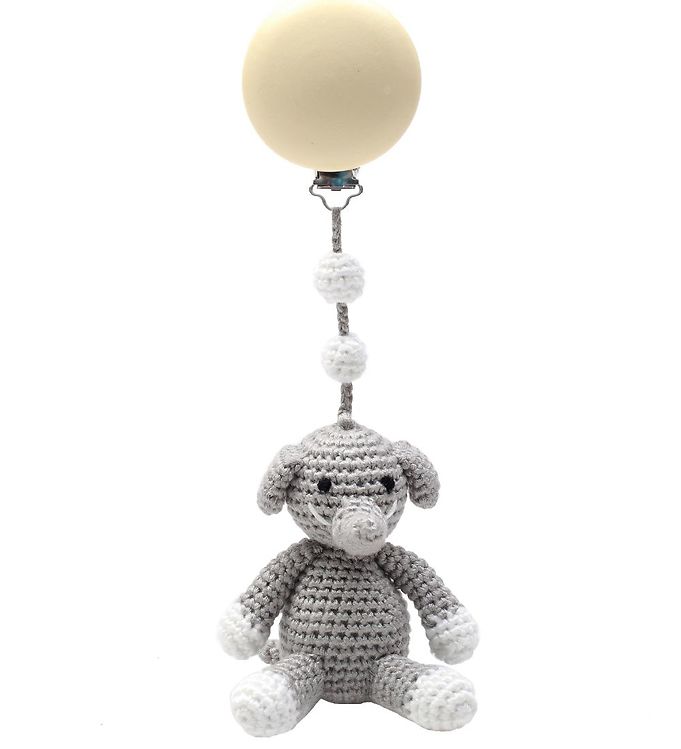 NatureZoo Barnevognsophæng - Elefant - Grå