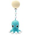 NatureZoo Pram Clip Toy - Squid - Turquoise NatureZoo Pram Clip Toy - Squid - Turquoise