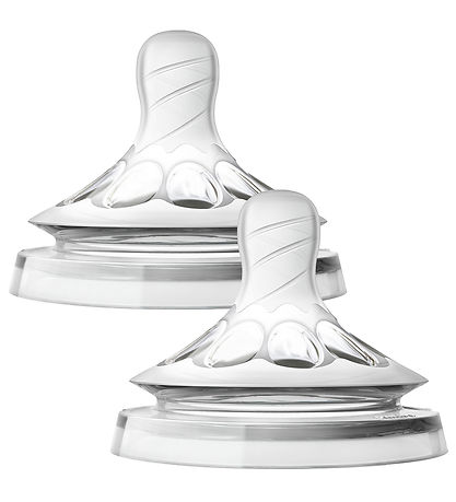Philips Avent Baby Bottle Nipples - 2-Pack - Natural - Slow Flow Philips Avent Baby Bottle Nipples - 2-Pack - Natural - Slow Flow