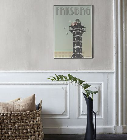 Vissevasse Plakat - 30x40 - Frederiksberg - Zoo Tårnet