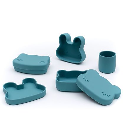 We Might Be Tiny Snackboks - Kat - Silikone - Petroleum