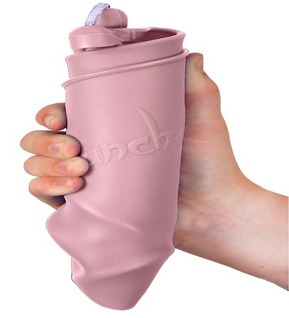 Scrunch Spand - Silikone - 13 cm - Lyserød