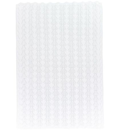 Nørgaard Madsens Blanket - Knitted - 75x100 - White