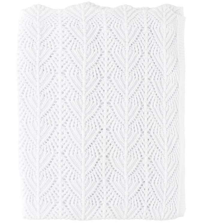 Nørgaard Madsens Tæppe - Strik - 75x100 - Hvid
