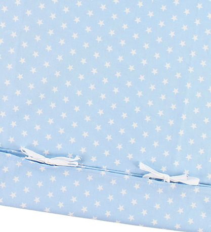 Nørgaard Madsens Sengetøj - Baby - Lyseblå m. Stjerner