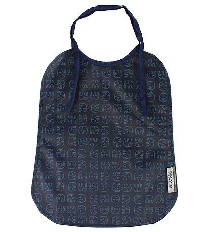Smallstuff Hagesmæk - Stor - Navy m. Elefanter Smallstuff Hagesmæk - Stor - Navy m. Elefanter