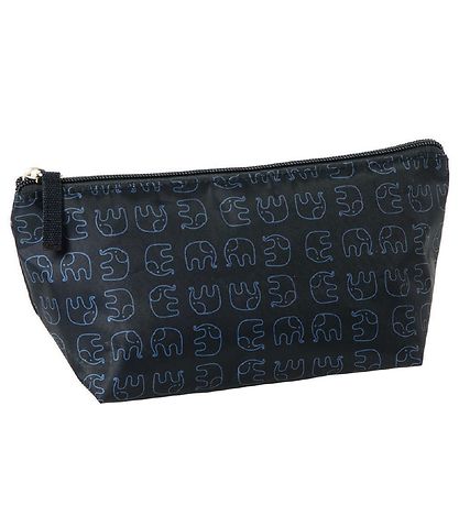 Smallstuff Toilettaske - Lille - Navy m. Elefanter