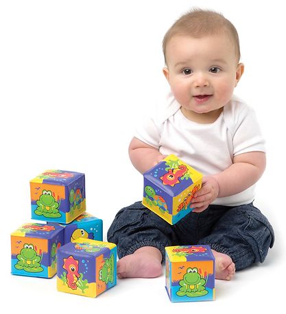 Playgro Badeklodser - 6 stk - Blå