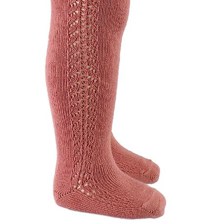 Collants av. Pointelle Condor - Rose Cendré Collants av. Pointelle Condor - Rose Cendré