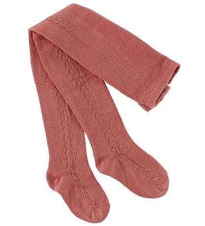 Collants av. Pointelle Condor - Rose Cendré Collants av. Pointelle Condor - Rose Cendré