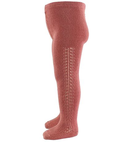 Collants av. Pointelle Condor - Rose Cendré Collants av. Pointelle Condor - Rose Cendré