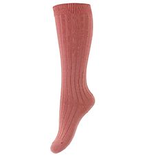 Chaussettes Hautes Condor - Rib - Rose Cendré Chaussettes Hautes Condor - Rib - Rose Cendré