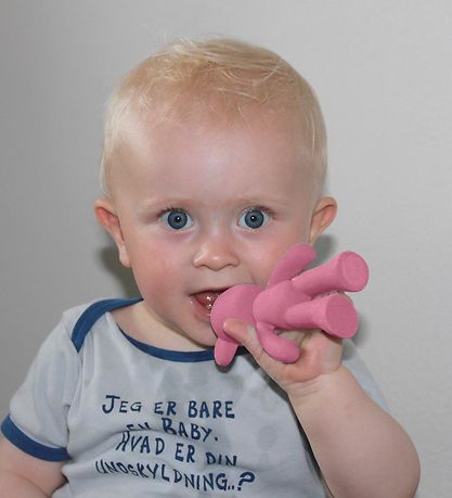 Oopsy Kautschuk Beißring - Naturgummi - Pink
