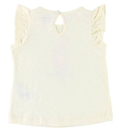 Mini A Ture T-shirt - Decia - Hvid m. Papegøje