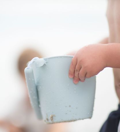 Scrunch Spand - Silikone - 13 cm - Lyseblå Scrunch Spand - Silikone - 13 cm - Lyseblå