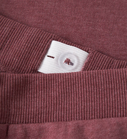 Name It Sweatpants - NmfVima - Wild Ginger/Heart Embroidery