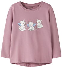 Name It Bluse - NmfVix - Lilas/Cats