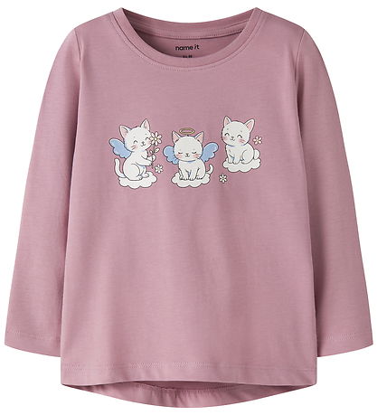 Name It Bluse - NmfVix - Lilas/Cats