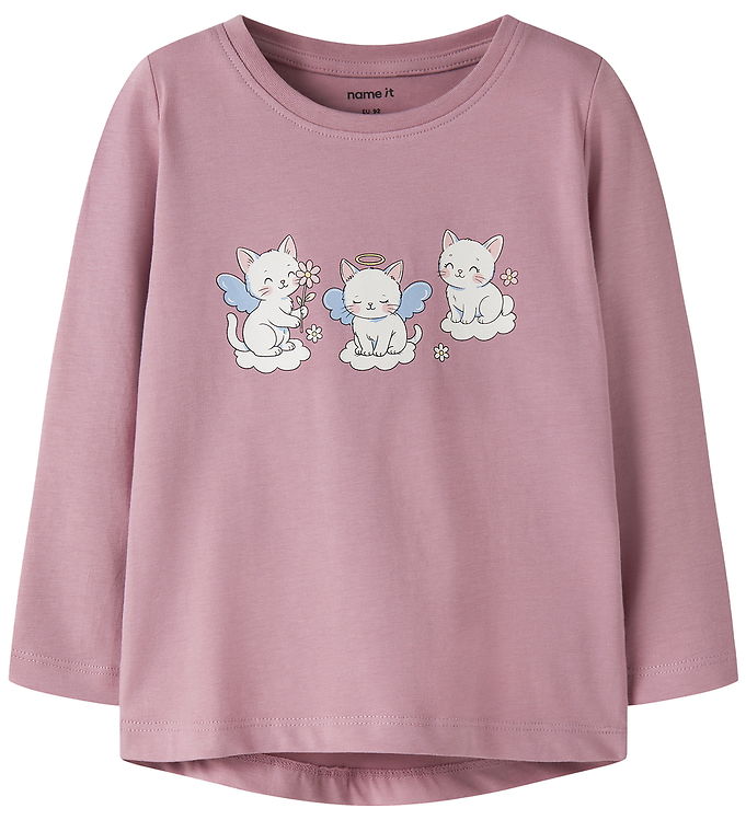 Name It Bluse - NmfVix - Lilas/Cats