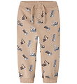 Name It Sweatpants - NmmVimo - AOP - Sesame/Excavator