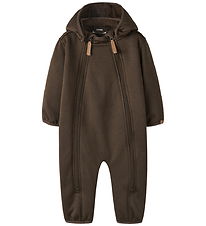 Lil Atelier Køredragt m. Teddy - NbnLoro - Loose - Dark Earth