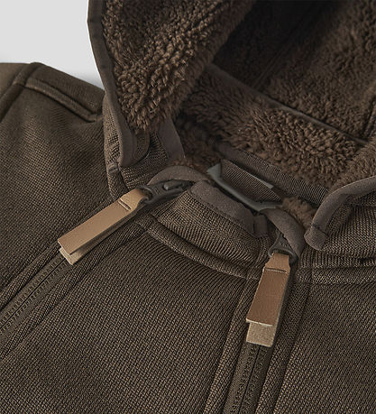 Lil Atelier Køredragt m. Teddy - NbnLoro - Loose - Dark Earth