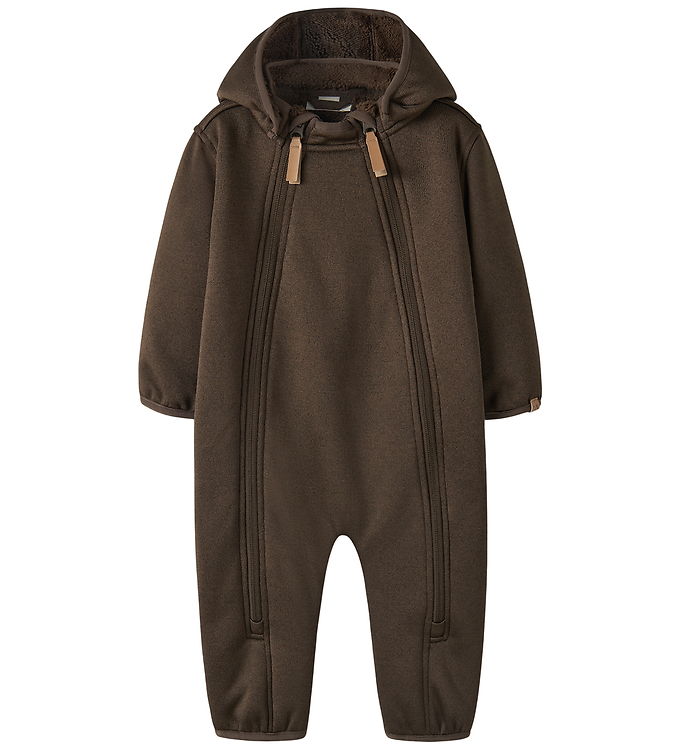 Lil Atelier Køredragt m. Teddy - NbnLoro Loose - Dark Earth