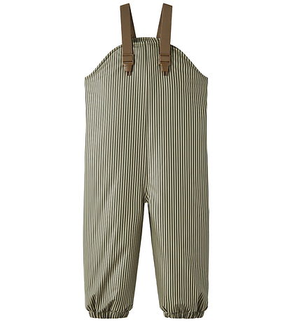 Lil Atelier Regntøj m. Seler/Fleece - NmmLadry10 - Twill/Stripes