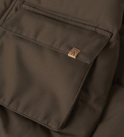 Lil Atelier Dynejakke - Puffer - NmmLamedow03 - Dark Earth