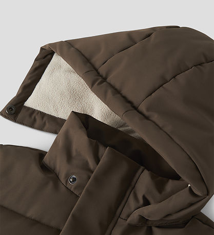 Lil Atelier Dynejakke - Puffer - NmmLamedow03 - Dark Earth