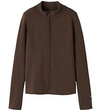Name It Sport Cardigan - NkfTeagan - Slim - Chocolate Martini