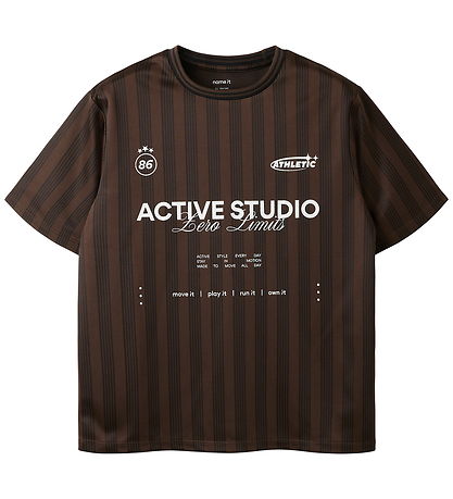 Name It Sport T-shirt - NkmTimo - Chocolate Martini