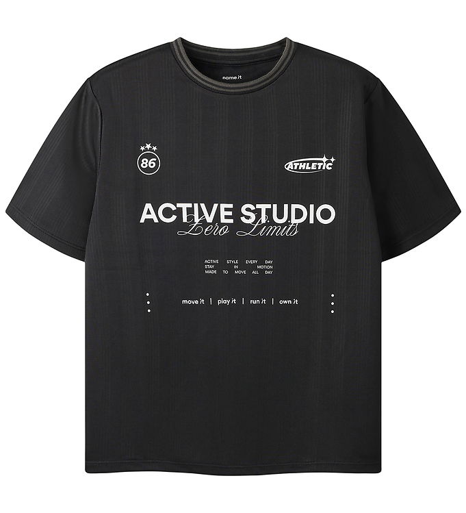 Name It Sport T-shirt - NkmTimo - Black Beauty