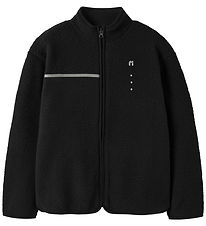 Name It Sport Fleecejakke - NkfTenna - Teddy - Black Beauty