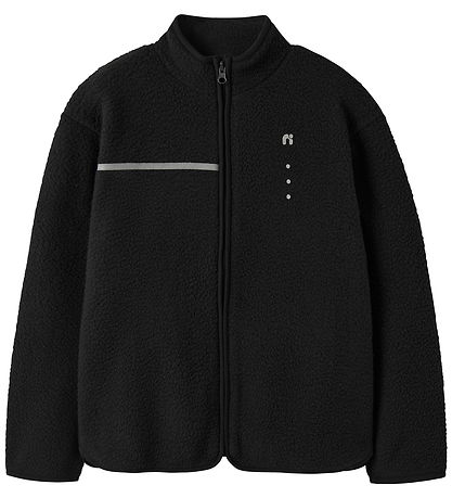 Name It Sport Fleecejakke - NkfTenna - Teddy - Black Beauty