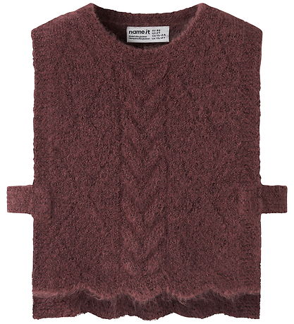 Name It Vest - Strik - NmfLea - Wild Ginger