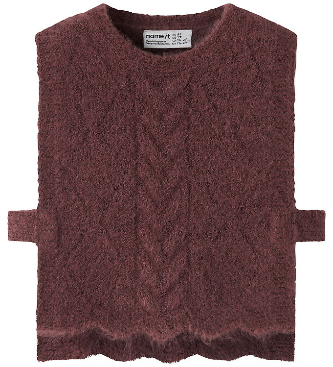 Name It Vest - Strik - NmfLea - Wild Ginger