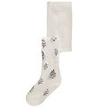 Name It Strømpebukser - Uld/Bomuld - NmfWak - Snow White/Long Fl