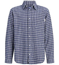 Jack & Jones Skjorte - JorFrederiksberg - Flannel - Crown Blue/C