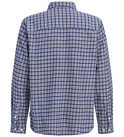 Jack & Jones Skjorte - JorFrederiksberg - Flannel - Crown Blue/C