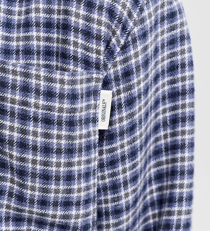 Jack & Jones Skjorte - JorFrederiksberg - Flannel - Crown Blue/C