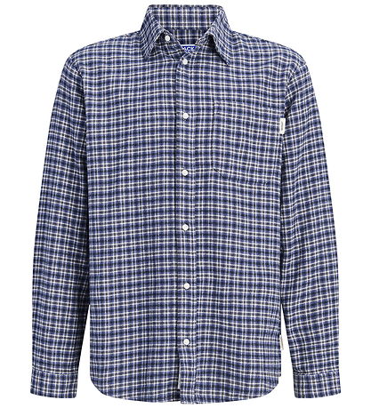 Jack & Jones Skjorte - JorFrederiksberg - Flannel - Crown Blue/C